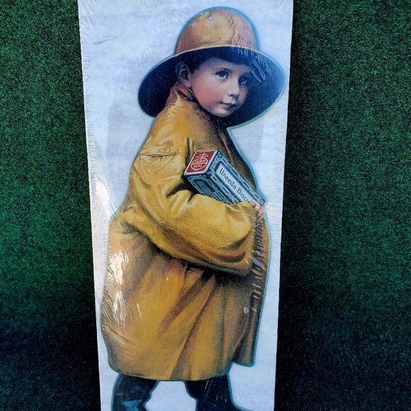 Uneeda Biscuit Sign National Nabisco Reproduction 1991 17" CardBoard Display - Picture 9 of 9